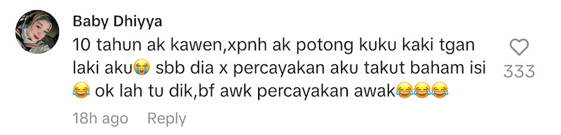 Ingatkan dah kahwin, wanita dikecam selamba potong kuku kaki tunang di tempat awam 17